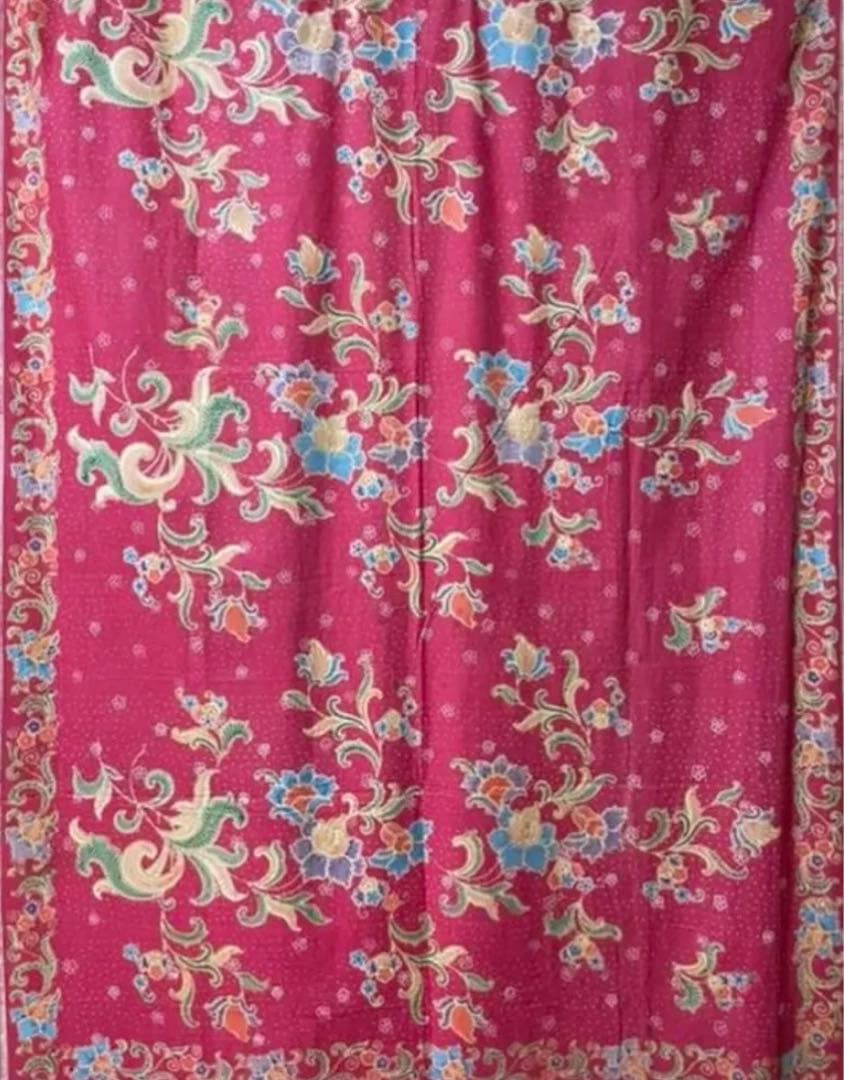 生地　バティック【希少】手描き ろうけつ染め