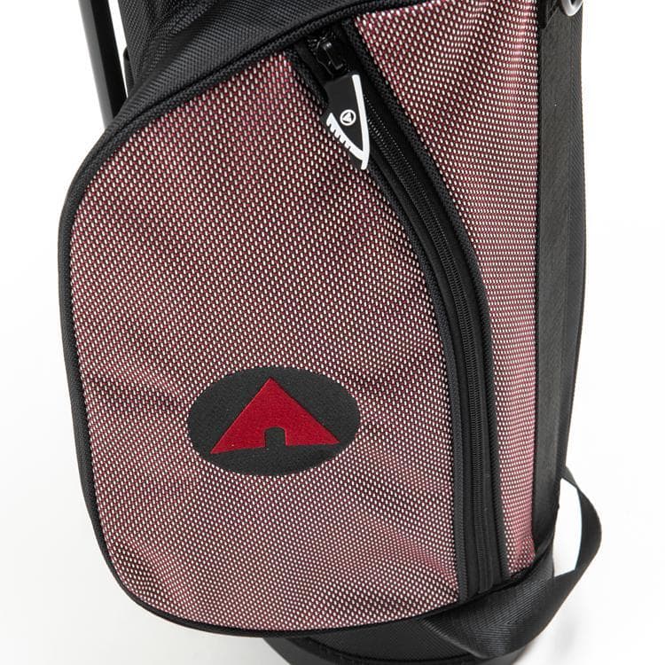 新品 AIRWALK エアーウォーク スタンドキャディバッグ フード付き RED