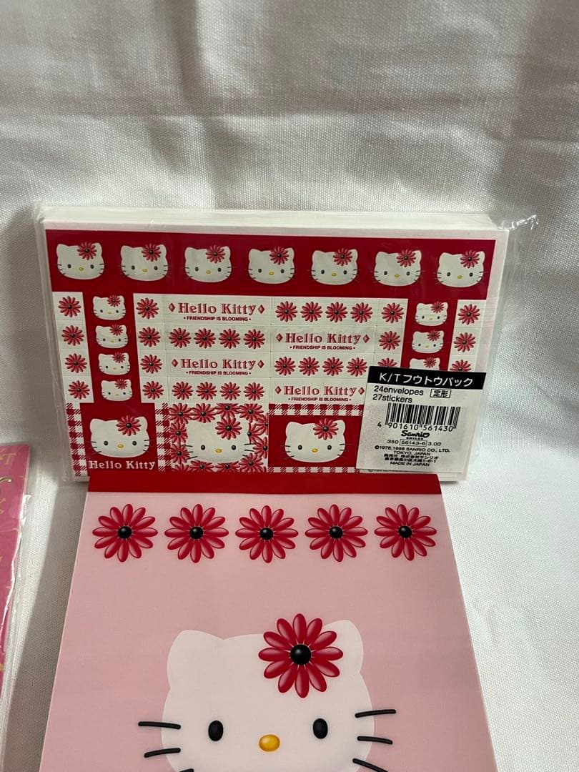 キティ　レターセット・メモ帳・封筒セット① ハローキティ　サンリオ