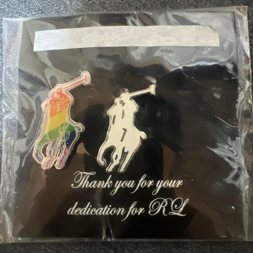 ラルフローレンスタッフ限定非売品ピンバッジ