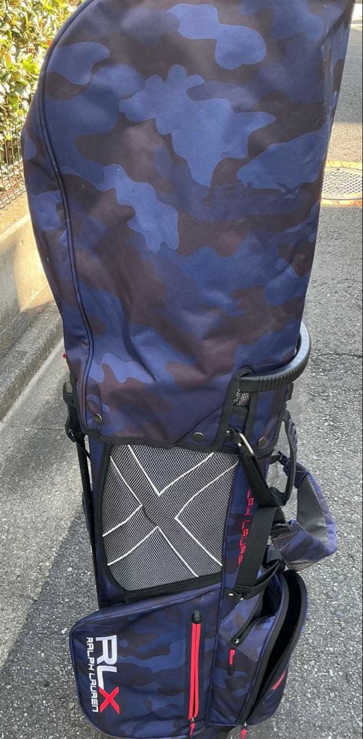 RLX POLO GOLF ポロゴルフ スタンドキャディバッグ ネイビー迷彩柄