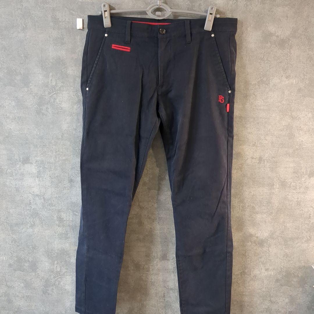 パーリーゲイツ　ネイビー 　ストレッチパンツ