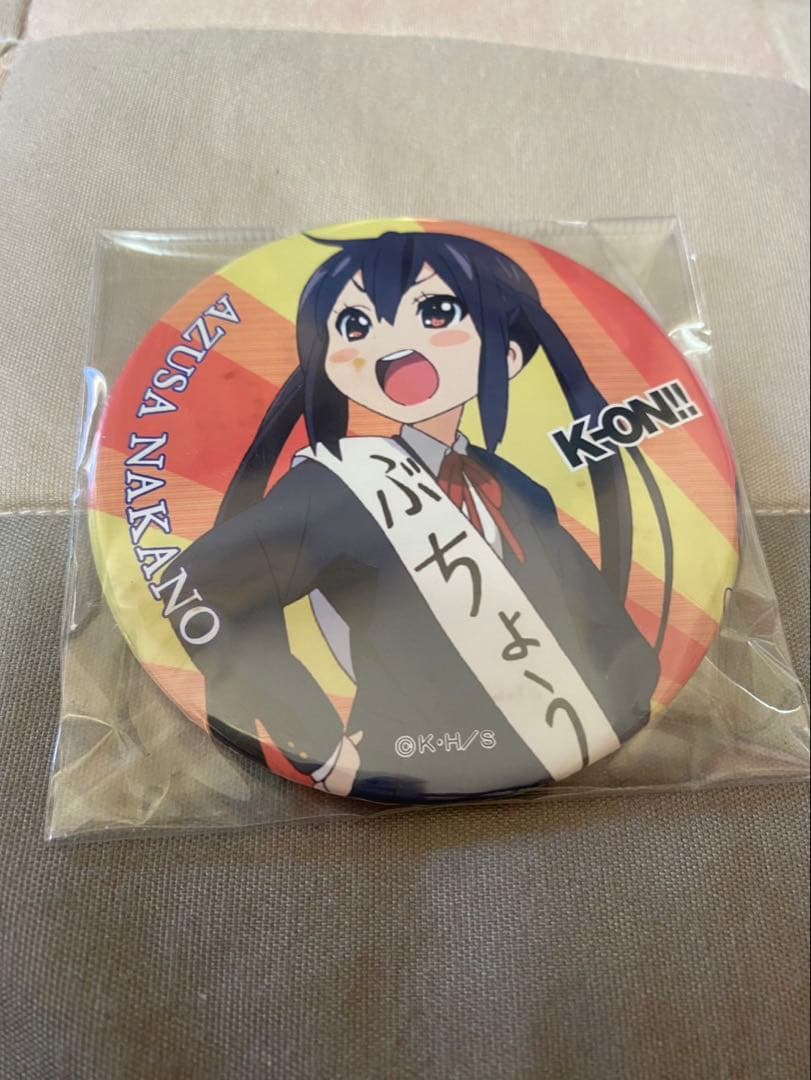 けいおん　中野梓　缶バッジ