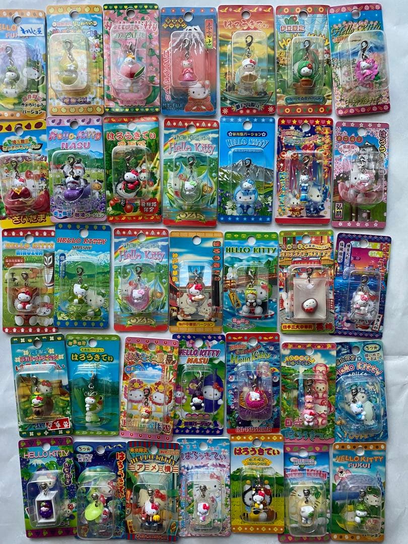 ご当地キティ　ファスナーマスコット　ストラップ