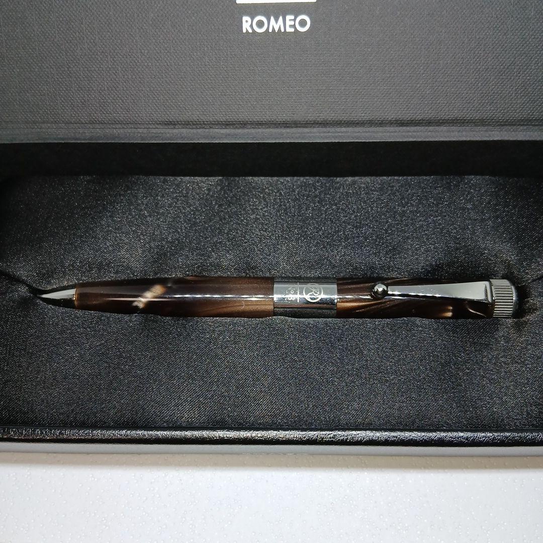 ROMEO No.3　イタリアングレイ　ボールペン 太軸