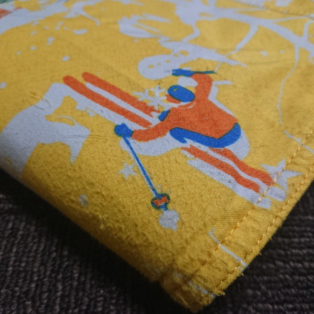 送料無料【MIZUNO】イエロースキー柄スキーパンツ L