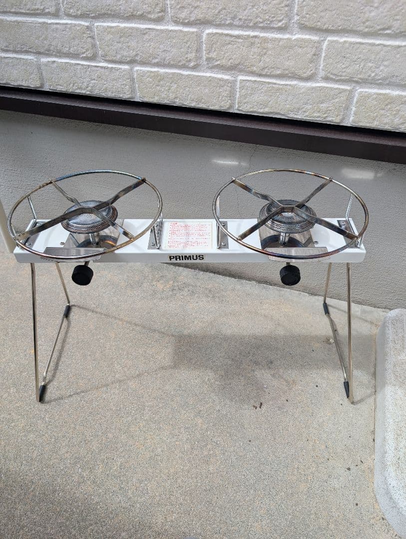 ⭐️イワタニ PRIMUS P-2C ツーバーナーコンロ 完動品！