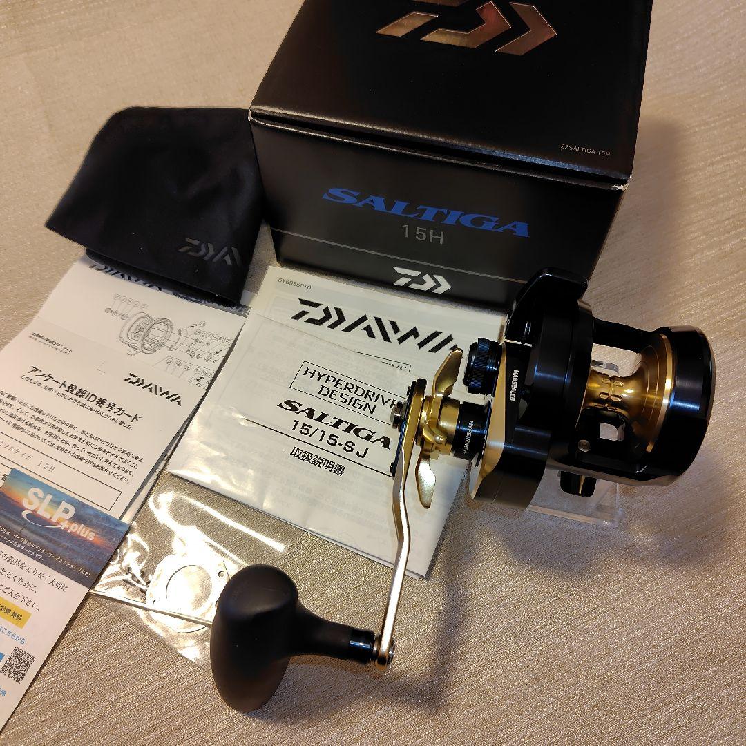 オナガグレ様　　　　　　ダイワ　ソルティガ15H　ベイトリール　右巻