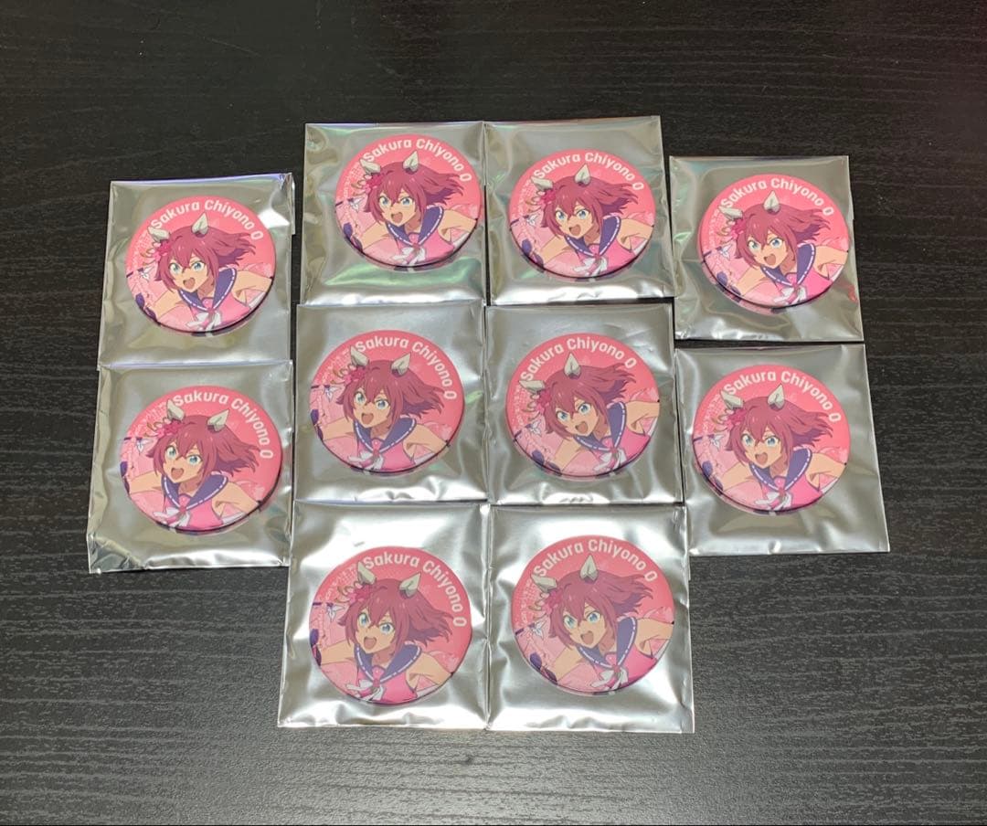 シンデレラグレイ　怪物の蹄跡展　サクラノチヨノオー　缶バッジ　10個セット