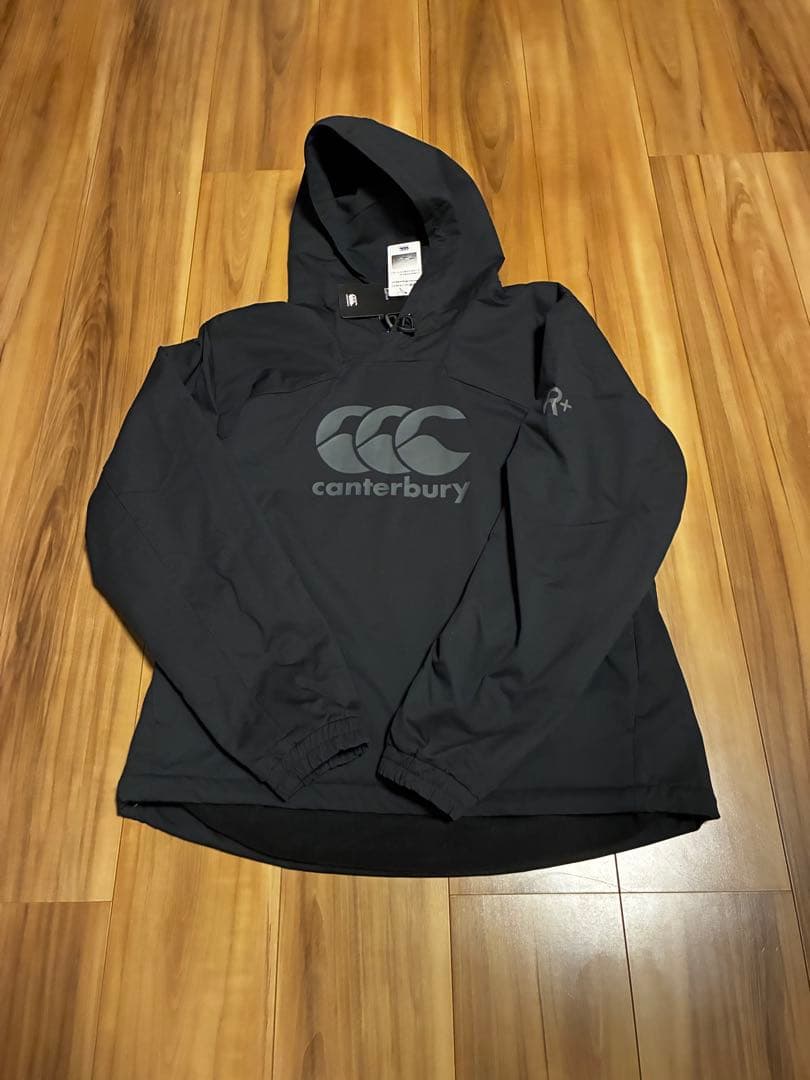 canterbury ブラック フード付き ウォームアップウェア　Lサイズ