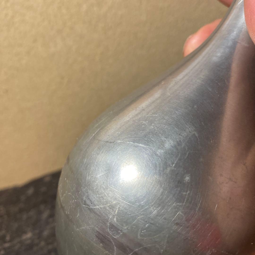 錫徳利　京錫源製C 8cm16.5cm 371g