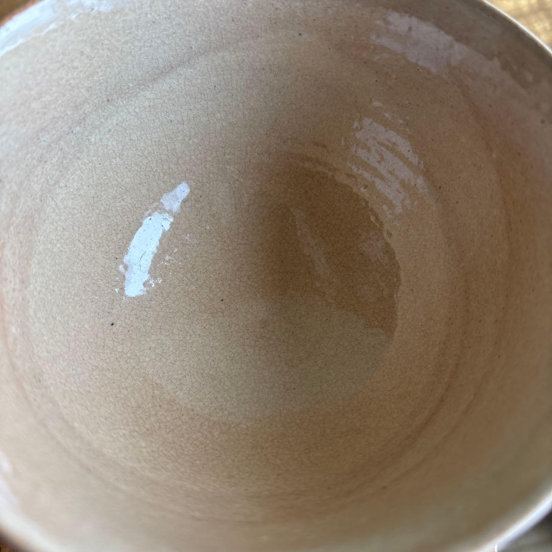 萩焼 田原陶兵衛造 東大寺茶碗 陶兵衛窯 抹茶碗 茶道具 共箱（177t）