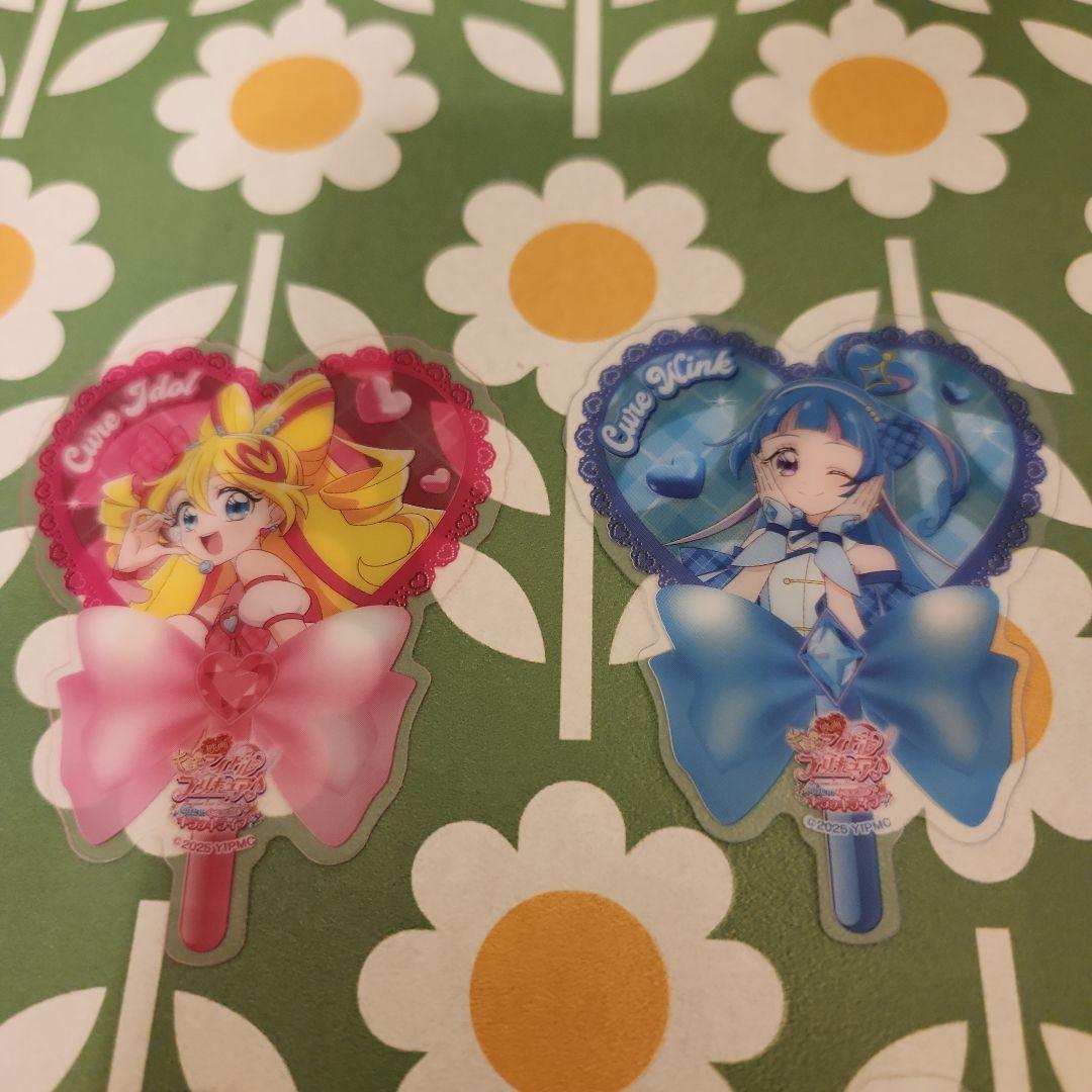 キミとアイドルプリキュア　キミと応援♪　うちわ型クリアカード　コンプリートセット