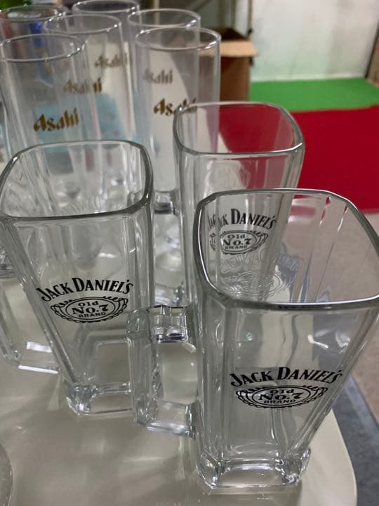 アサヒマグ4個、アサヒグラス6個、ジャックマグ3個