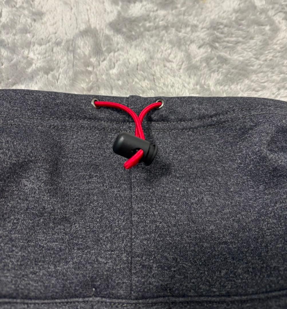 ★ 美品★シナコバ 裏起毛 スヌードトレーナー ロゴ編みリブ グレー LL