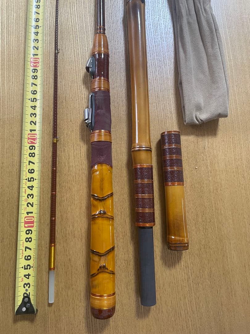 章作　筏竿　穂先ケース