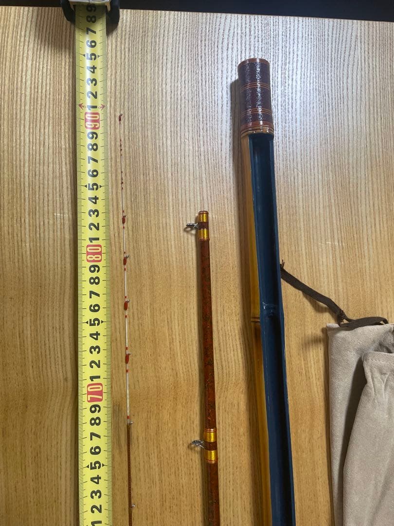 章作　筏竿　穂先ケース