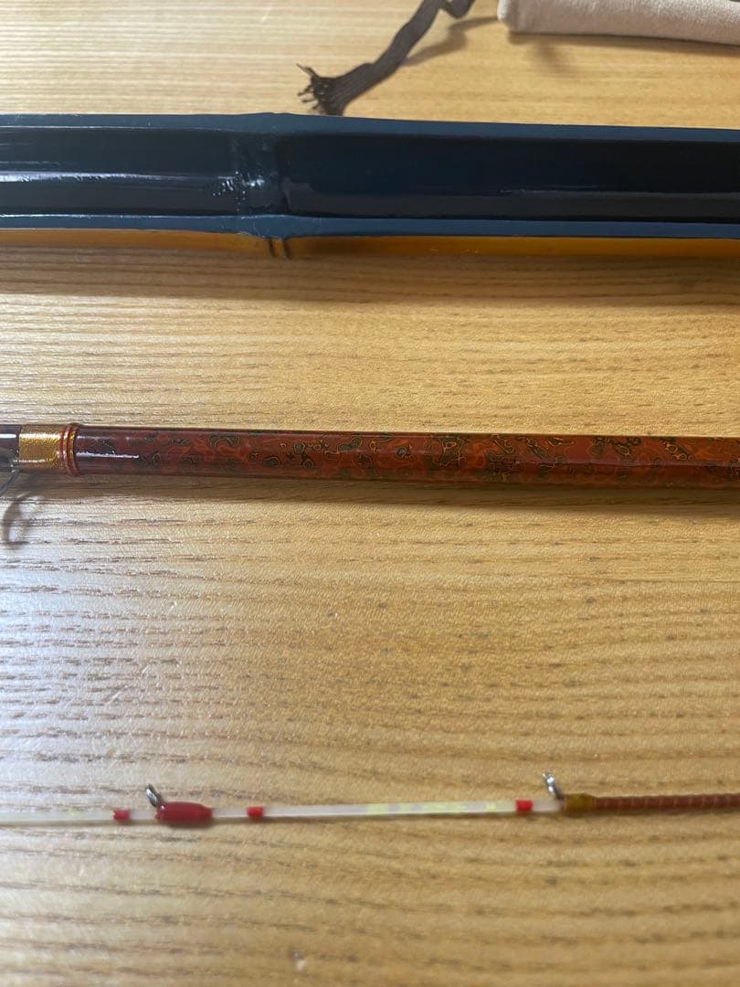 章作　筏竿　穂先ケース
