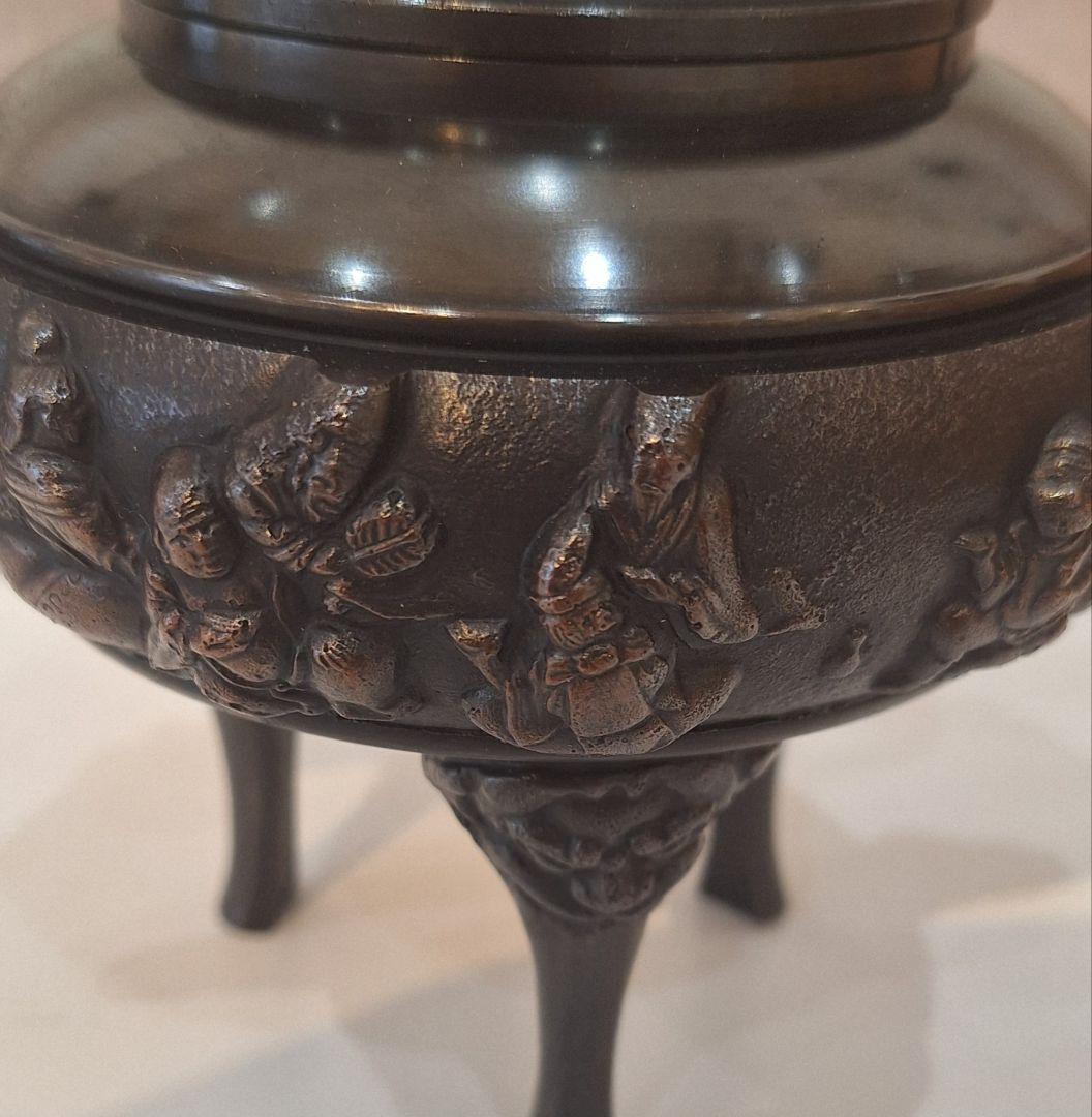 高岡銅器　七福神香炉