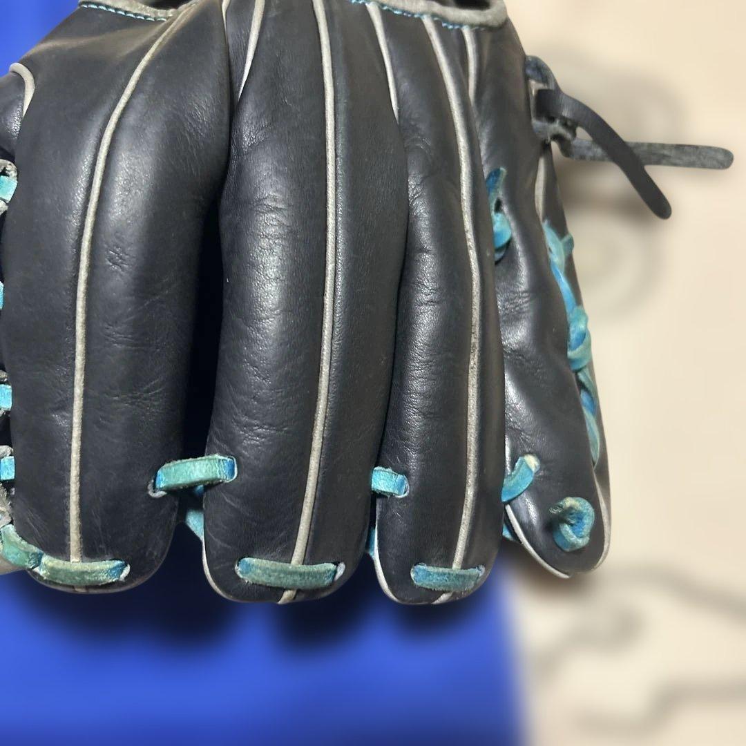 久保田スラッガー　軟式グローブ 内野手用　グリス、紐交換済み