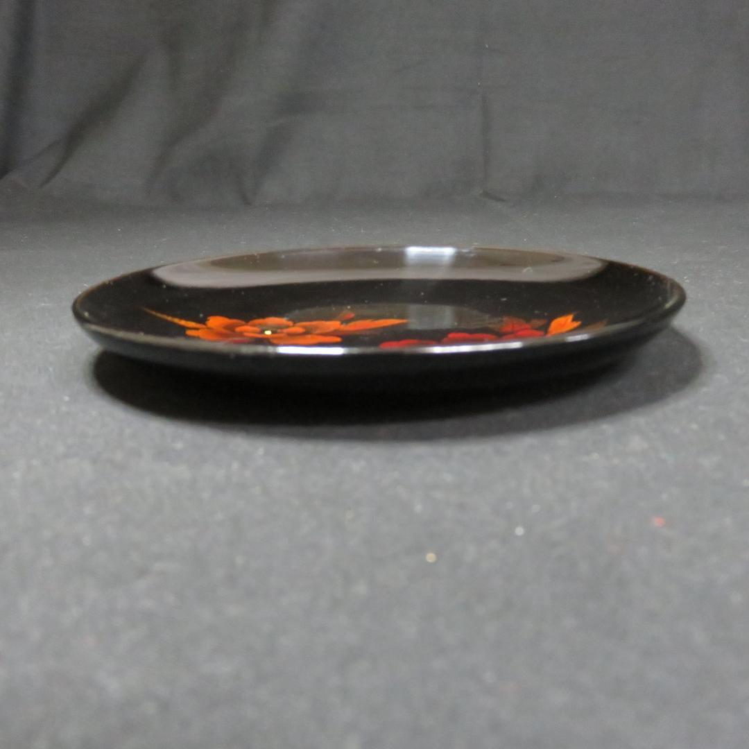 菓子盆 銘々皿 螺鈿 箸 木箱 共箱 漆器 花文様