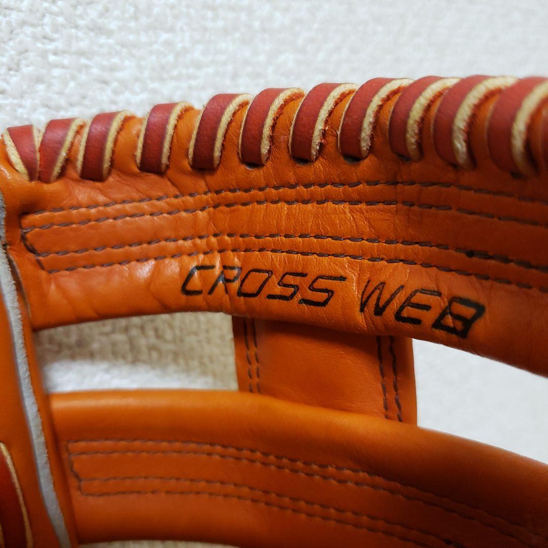 mizunoビックM・D-upZone オレンジ レザーグローブ