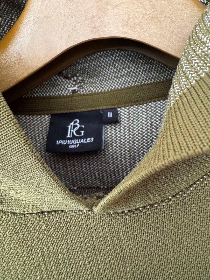 1PIU1UGUALE3 ゴルフ パーカーニット III