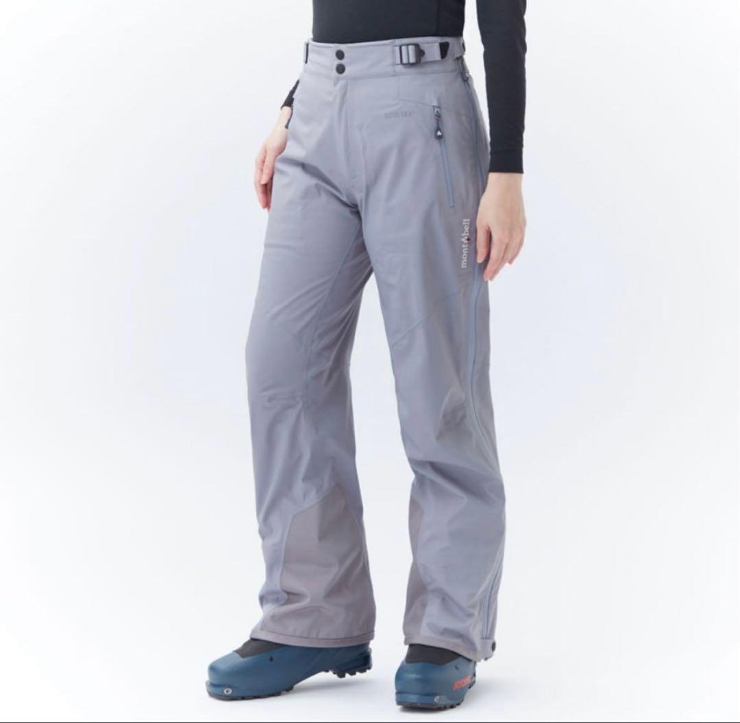 美品 モンベル スキーウェア パンツ レディース L-S（L ショート丈）