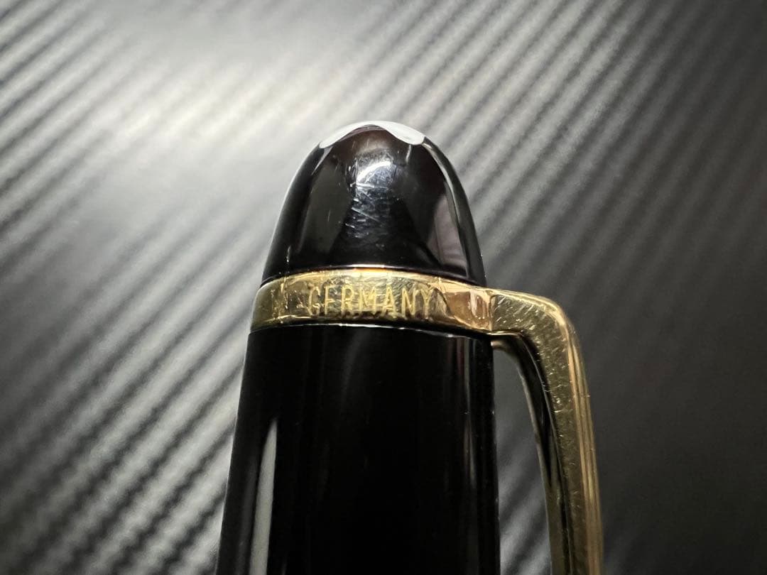 未使用に近い モンブラン 164 クラシック ボールペン ブラック