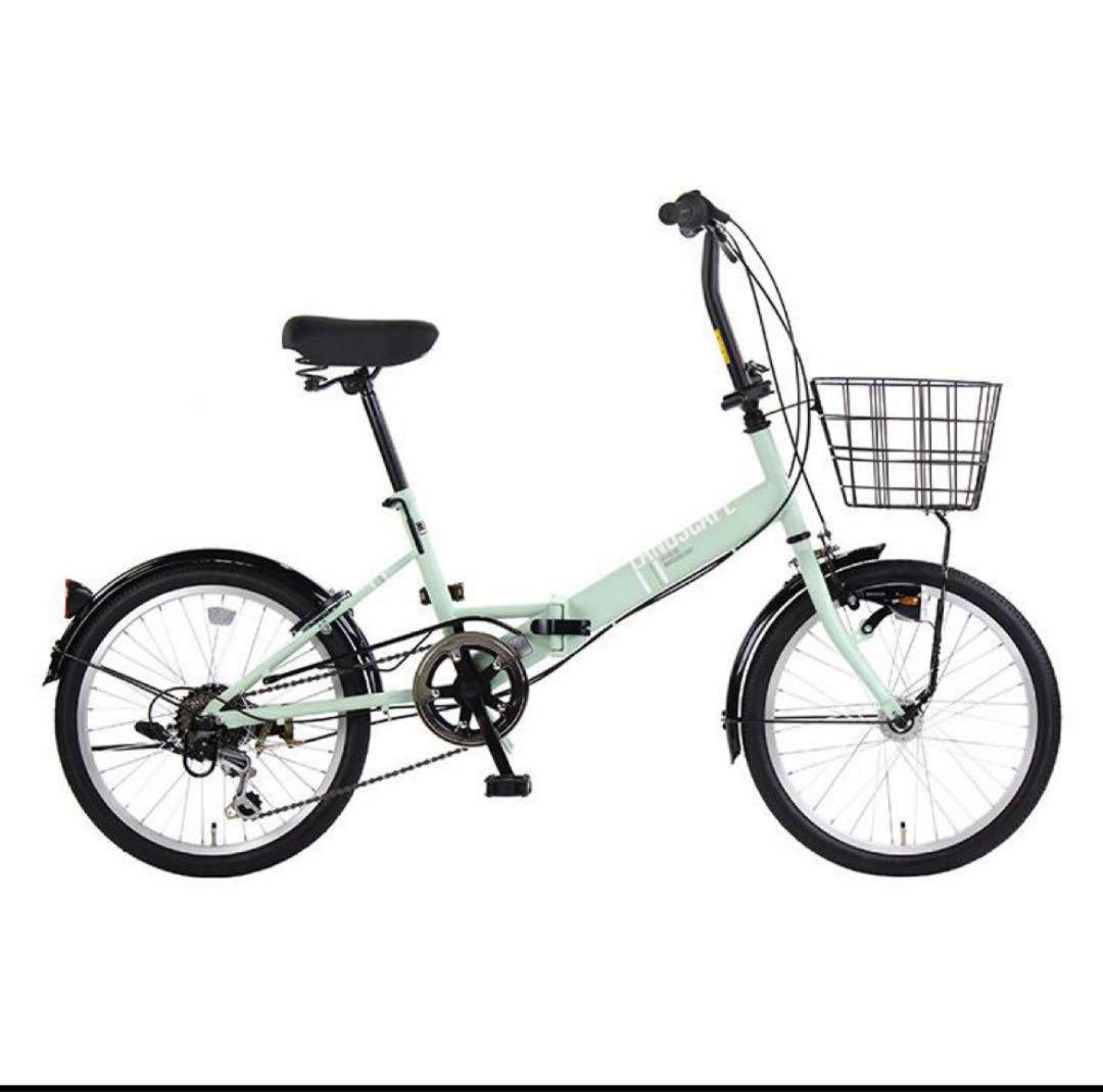 専用商品ランドスケープC ヘイズミント外装6段変速 オートライト20型折りたたみ