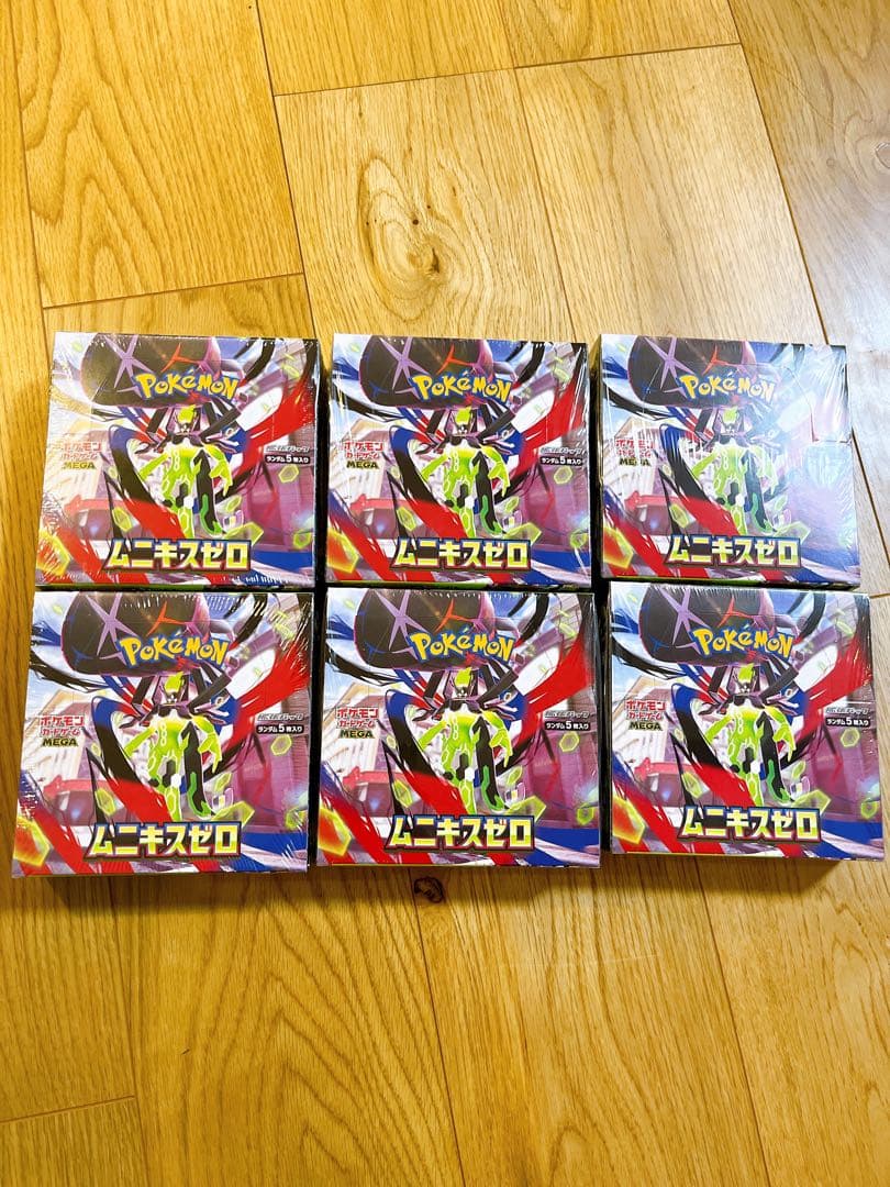 ポケモンカードゲーム ムニキスゼロ 6box シュリンク付き