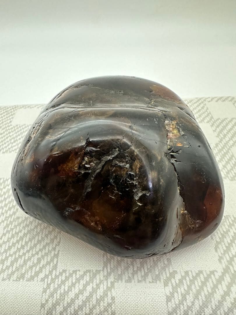 ☆天然☆ ミャンマー産 天然アンバー 琥珀 原石 大振 飾り 307g