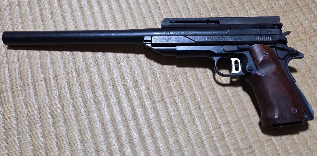 マルゼン APS-1 ドミネーター 木製グリップ 、トリガー変更？