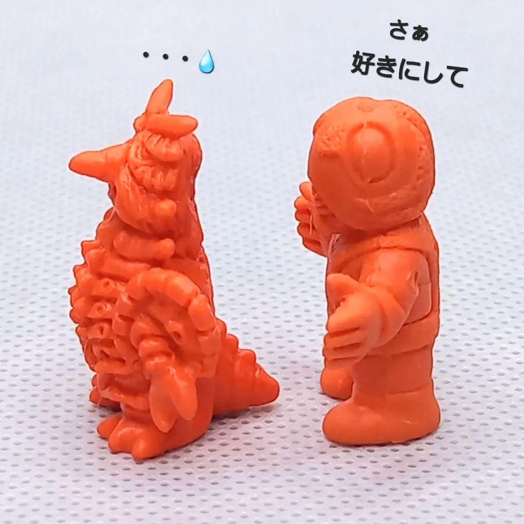 年の差婚セット【ムルロア ピット星人】ウルトラ 怪獣 消しゴム 特撮 当時もの