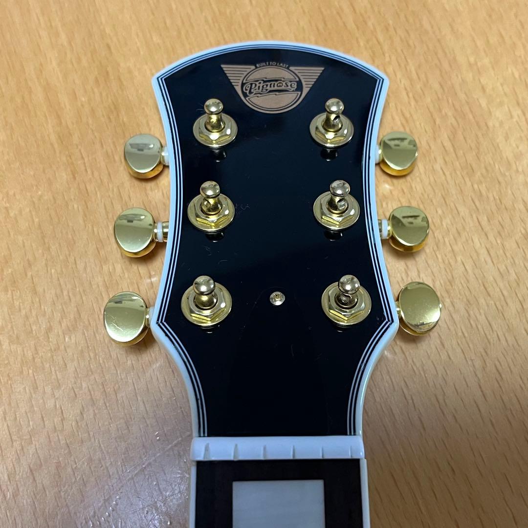 Pignose PGG-259 白　バインディング＆ブロックインレイ♫
