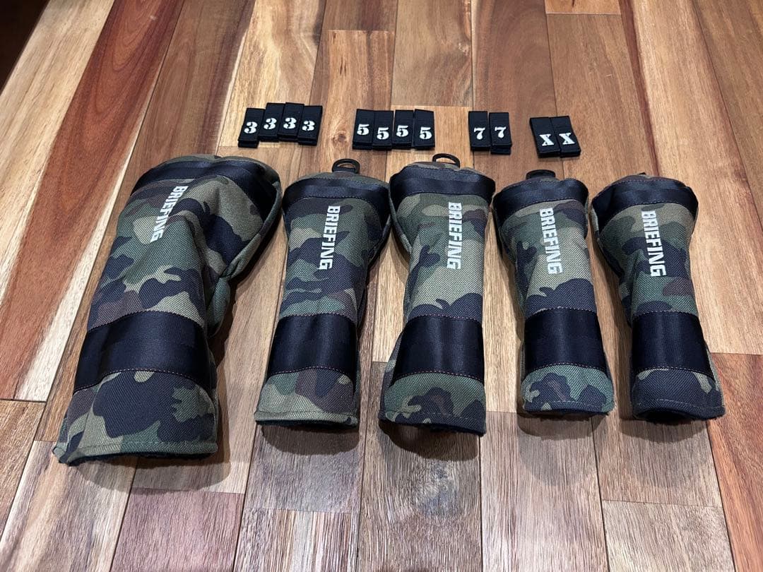 BRIEFING スタンド型 キャディバッグ&ヘッドカバーのセット