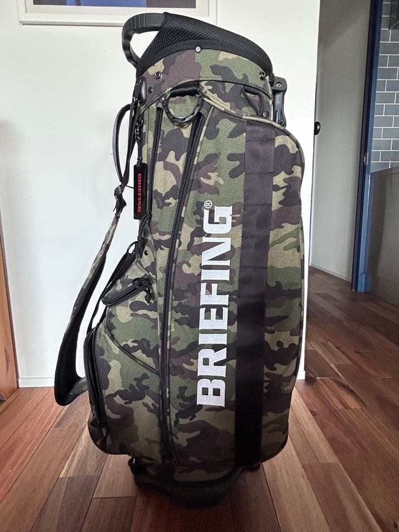 BRIEFING スタンド型 キャディバッグ&ヘッドカバーのセット