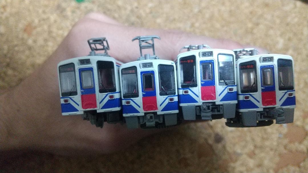 k*o様 鉄コレ　北越急行ほくほく線　HK100旧塗装 2両セット*2 ジャンク