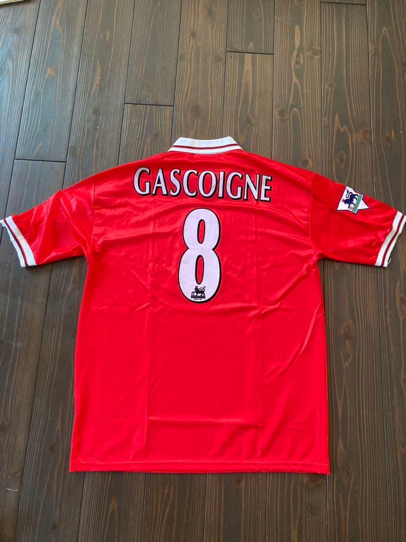 当時物！96？ミドルスブラ　ポールガス　ユニフォーム　イングランド代表