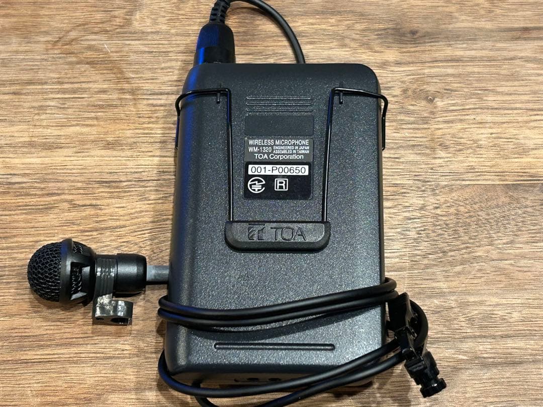 新品　TOA ワイヤレスマイク WM-1320（講演会、演説等に最適）