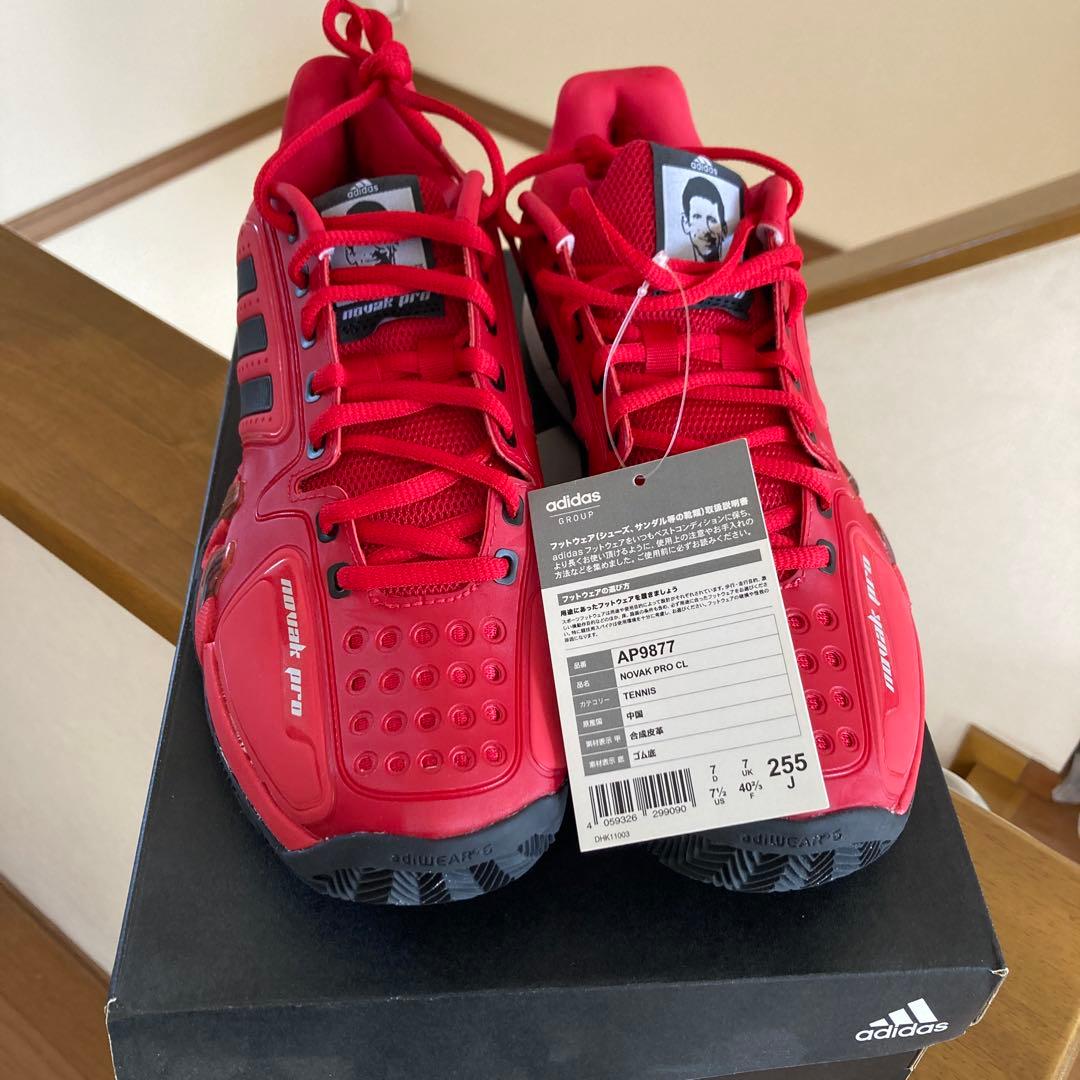 adidas NOVAK PRO CL テニスシューズ 255