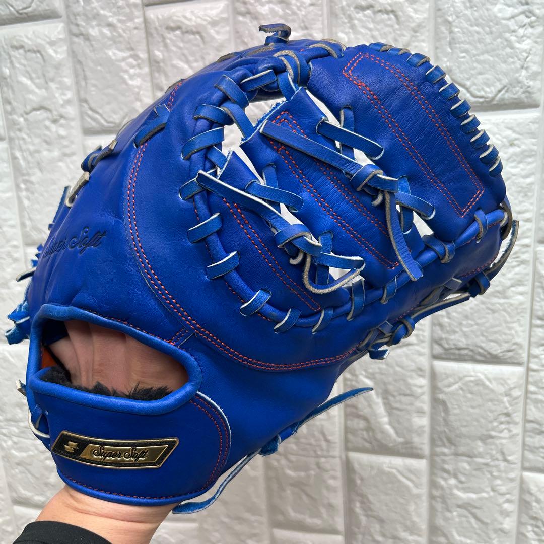 【美品】野球 グローブ 一般 軟式 ファーストミット SSK