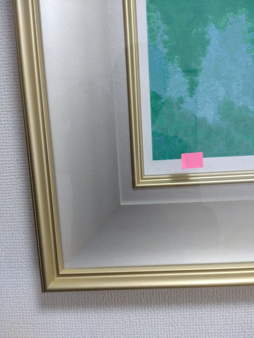 断捨離中半額以下出品　東山魁夷『湖澄む』新復刻版画 300部制作　求龍堂　森工房