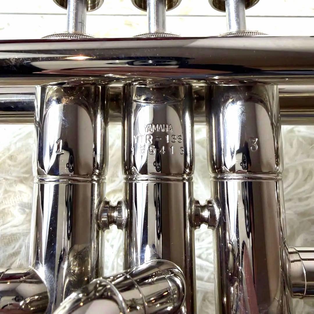 【極美品】YAMAHA ヤマハ YTR-136 トランペット 付属品多数②