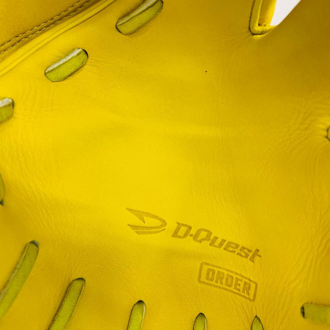 ディークエスト　オリジナルオーダーモデル　硬式用　投手用　高校野球対応　型付け済