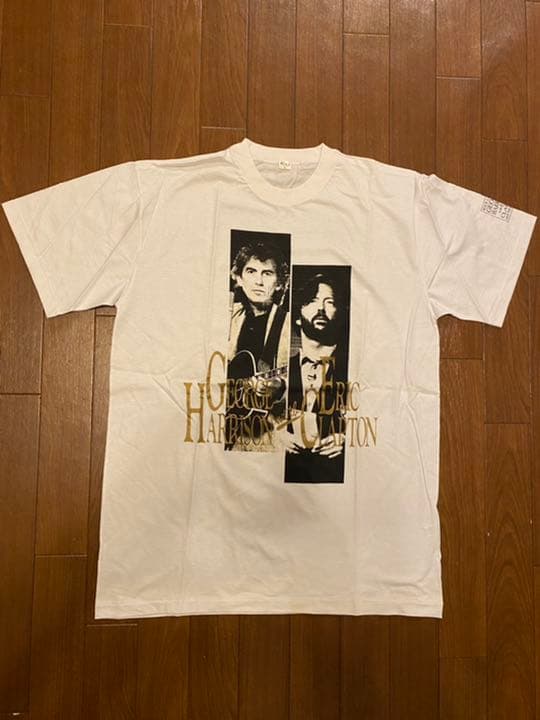 GEOGE HARRISON with ERIC CLAPTON Tシャツ L