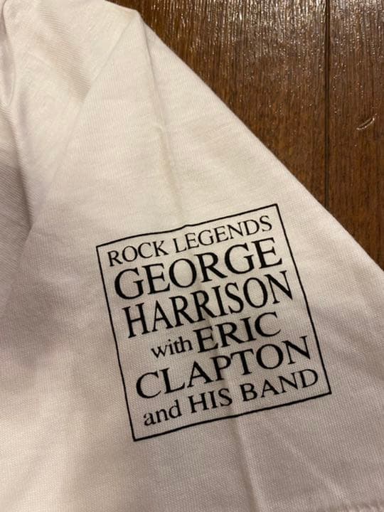 GEOGE HARRISON with ERIC CLAPTON Tシャツ L