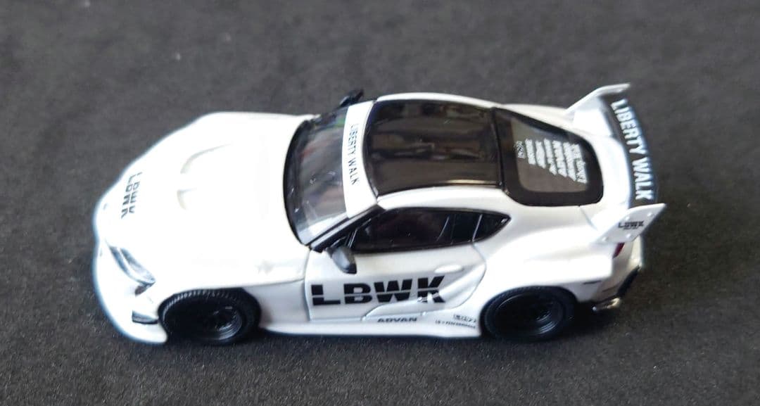 MINI GT LB★WORKS Toyota GR Supra ホワイト 2台