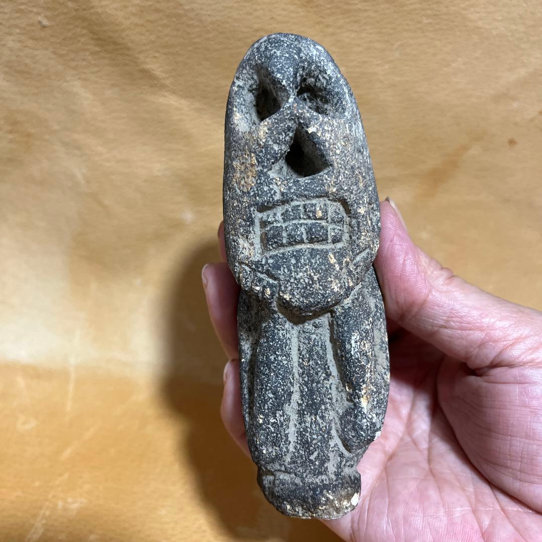 骨董 珍品 謎の石像 神 仏 がいこつ しゃれこうべ