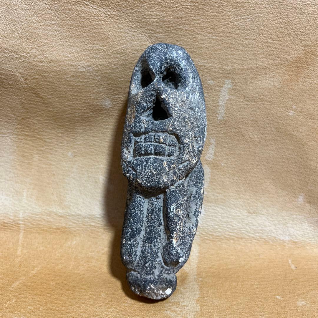 骨董 珍品 謎の石像 神 仏 がいこつ しゃれこうべ